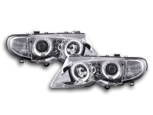 Juego De Faros Delanteros Bmw 3-Series E46 Limo / Touring 02-05 Cromado Lights > Headlights