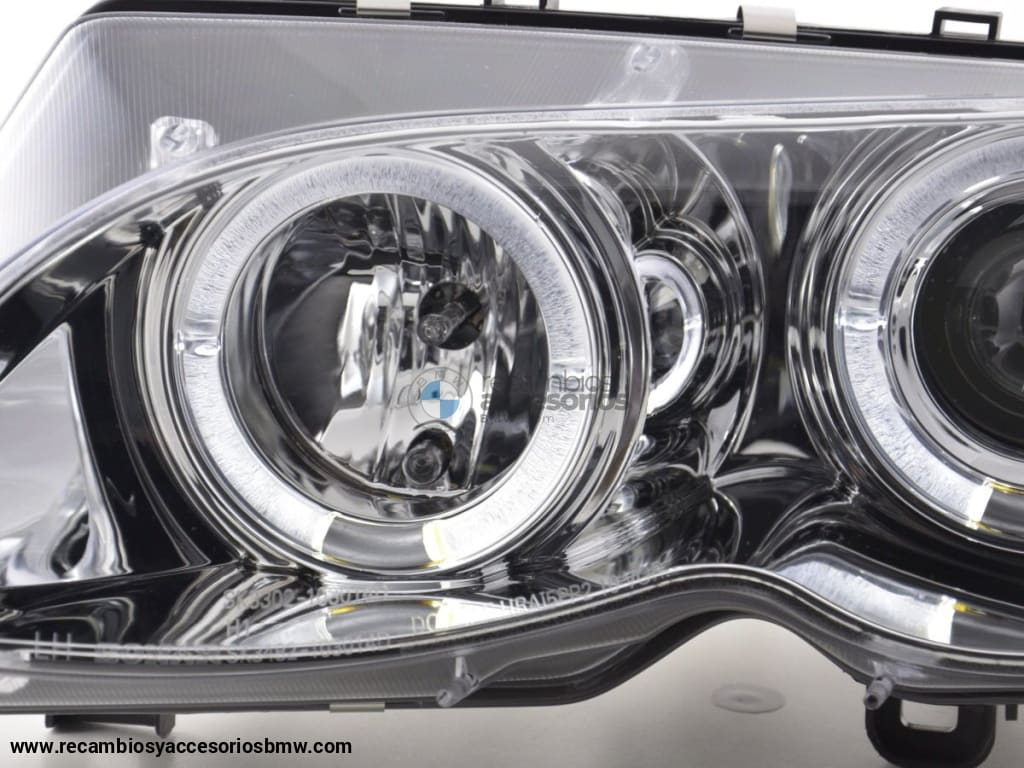 Juego De Faros Delanteros Bmw 3-Series E46 Limo / Touring 02-05 Cromado Lights > Headlights