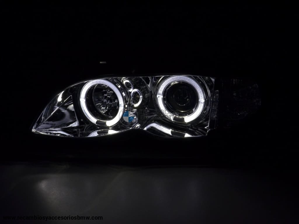 Juego De Faros Delanteros Bmw 3-Series E46 Limo / Touring 02-05 Cromado Lights > Headlights