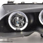 Juego De Faros Delanteros Bmw 3-Series E46 Limo / Touring 02-05 Negro Lights > Headlights