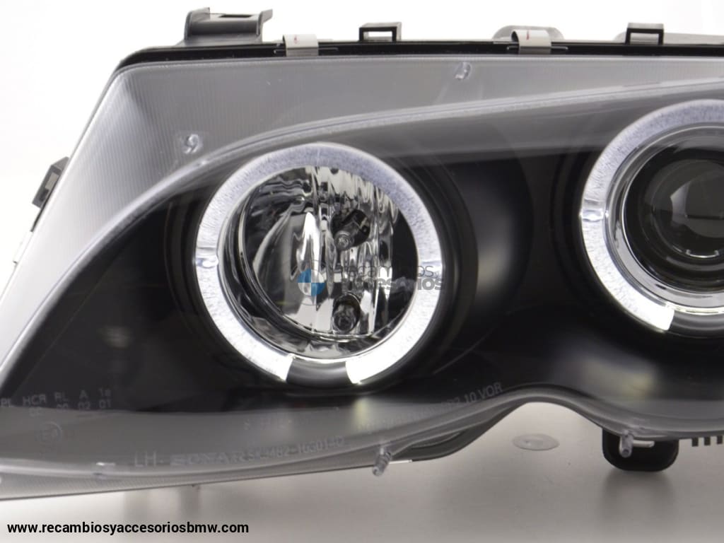 Juego De Faros Delanteros Bmw 3-Series E46 Limo / Touring 02-05 Negro Lights > Headlights