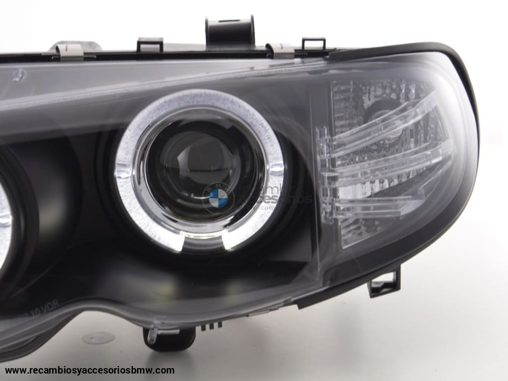 Juego De Faros Delanteros Bmw 3-Series E46 Limo / Touring 02-05 Negro Lights > Headlights