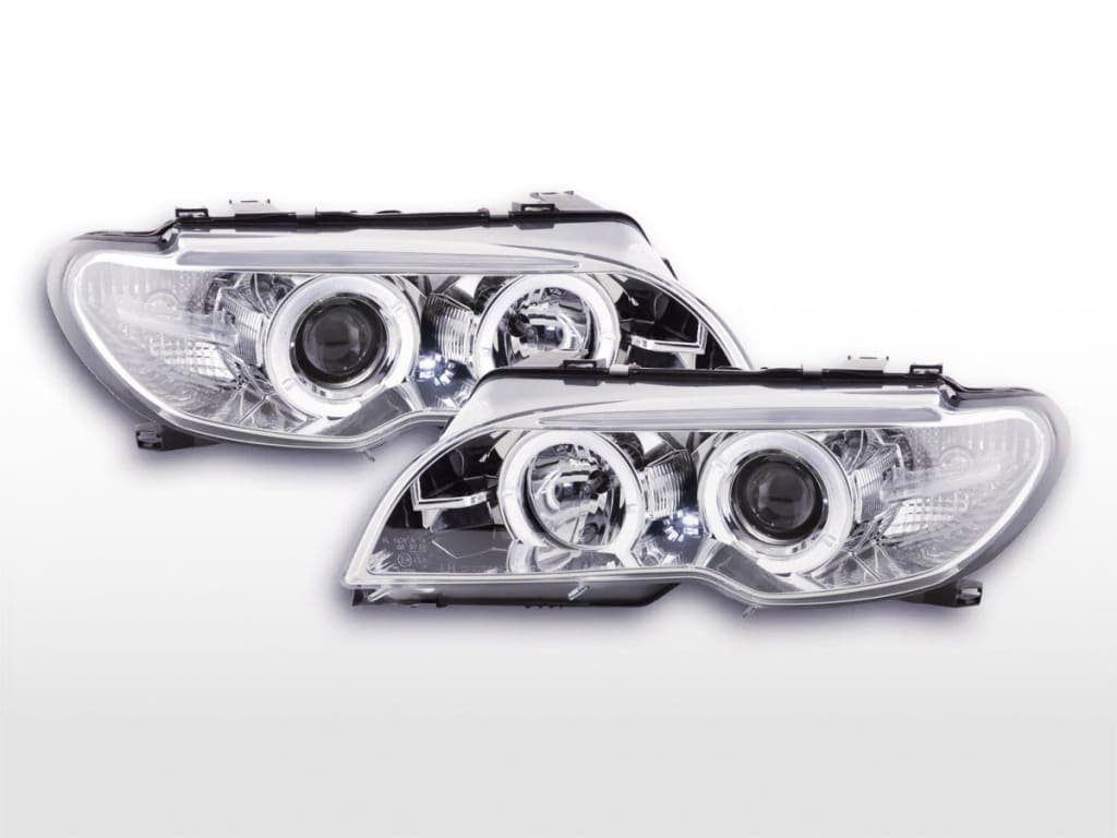 Faros Delanteros Bmw Serie 3 E46 Coupe / Cabrio 03-05 Cromo Lights > Headlights