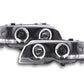 Juego De Faros Delanteros Bmw 3-Series E46 Coupe / Cabrio 98-02 Negro Lights > Headlights