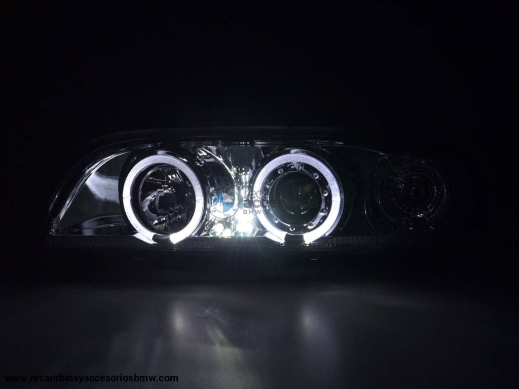 Juego De Faros Bmw Serie 5 Tipo E39 95-00 Cromado Lights > Headlights