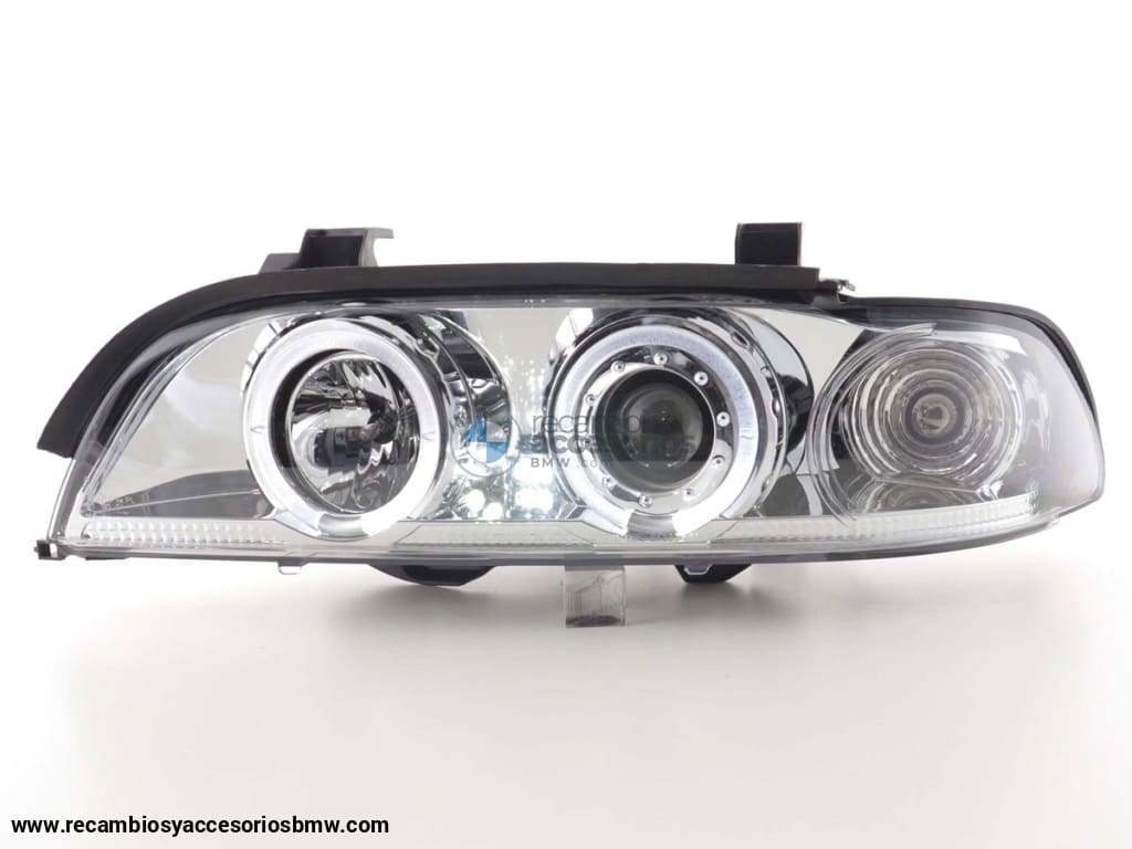 Juego De Faros Bmw Serie 5 Tipo E39 95-00 Cromado Lights > Headlights