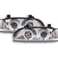 Juego De Faros Bmw Serie 5 Tipo E39 95-01 Cromado Lights > Headlights