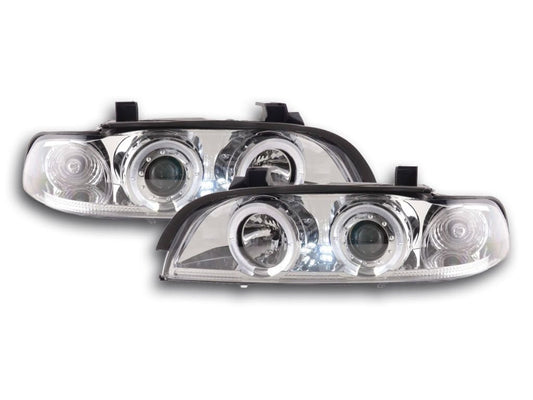 Juego De Faros Bmw Serie 5 Tipo E39 95-01 Cromado Lights > Headlights