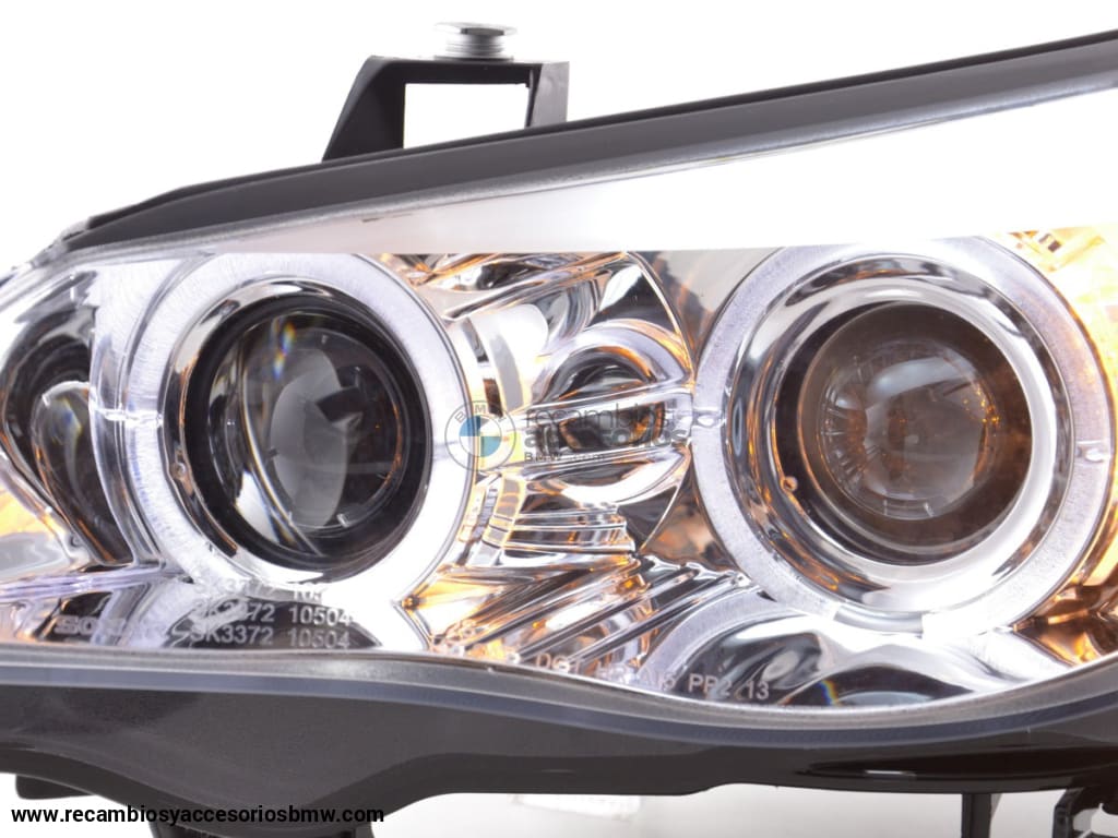 Juego De Faros Bmw Serie 5 E60 / E61 03-07 Cromo Lights > Headlights