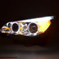 Juego De Faros Bmw Serie 5 E60 / E61 03-07 Cromo Lights > Headlights