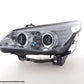 Juego De Faros Bmw Serie 5 E60 / E61 03-07 Cromo Lights > Headlights