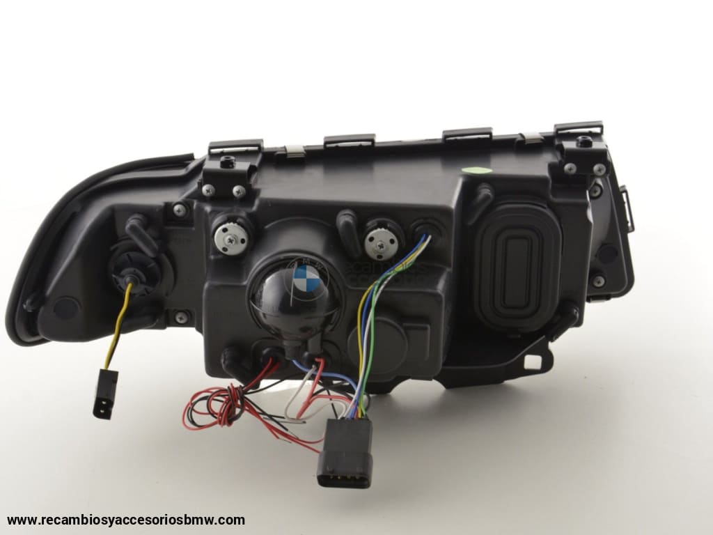 Juego De Faros Delanteros Bmw Serie 7 E38 95-98 Cromados Para Volante A La Derecha Lights >