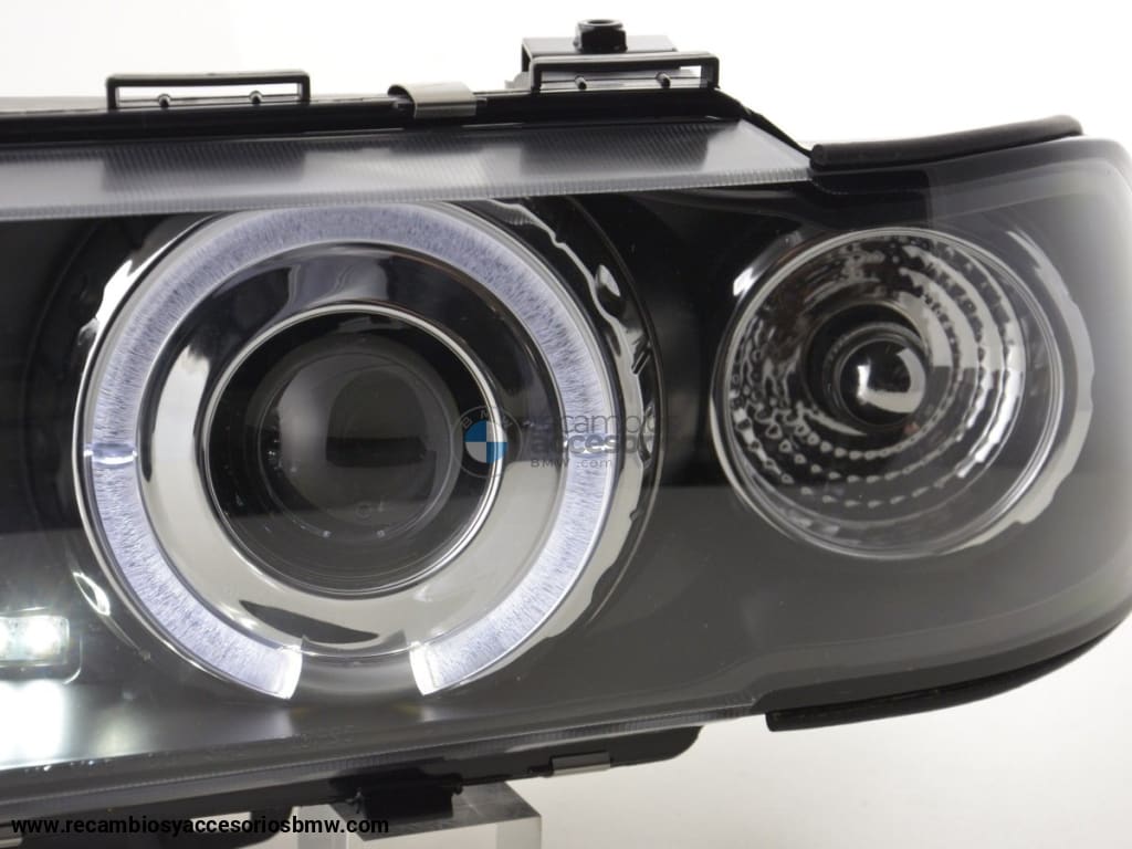 Juego De Faros Delanteros Bmw Serie 7 Tipo E38 95-98 Negro Lights > Headlights