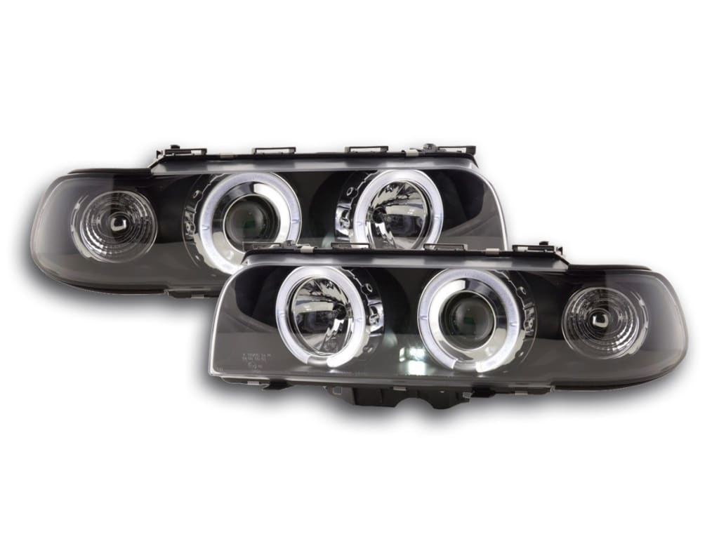 Juego De Faros Delanteros Bmw Serie 7 Tipo E38 95-98 Negro Lights > Headlights