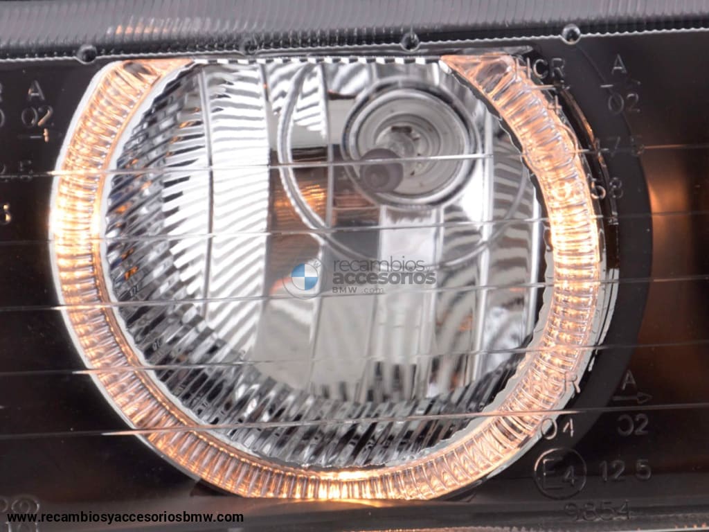 Faro Angel Eye Bmw Serie 3 Berlina Tipo E36 Año. 92-98 Negro Lights > Headlights