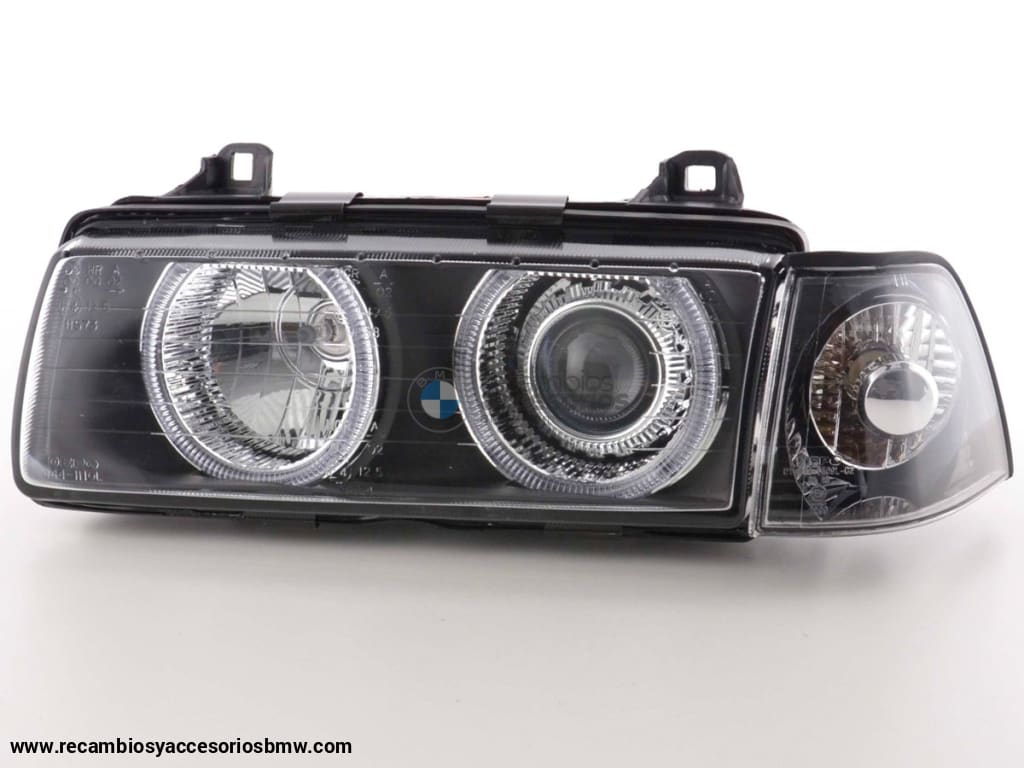 Faro Angel Eye Bmw Serie 3 Berlina Tipo E36 Año. 92-98 Negro Lights > Headlights