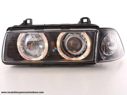 Faro Ojo De Ángel Bmw 3Er Coupé Cabrio Tipo E36 92-98 Negro Lights > Headlights