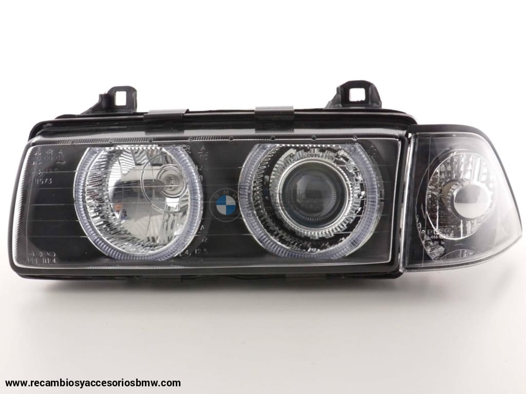 Faro Ojo De Ángel Bmw 3Er Coupé Cabrio Tipo E36 92-98 Negro Lights > Headlights