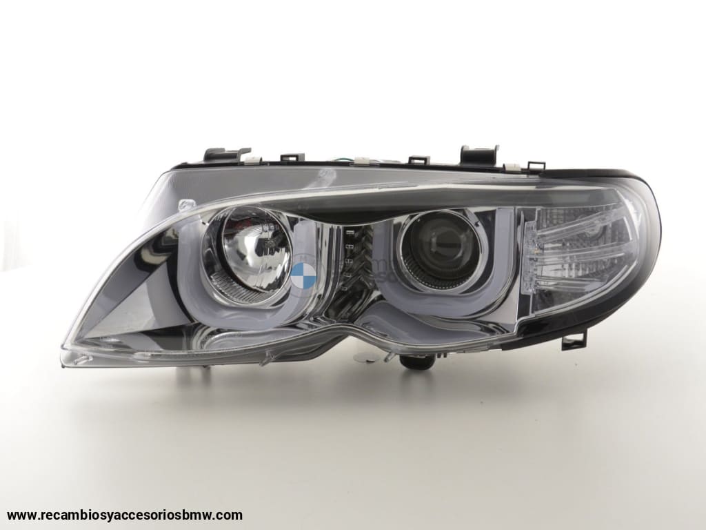 Faros Delanteros Angel Eyes Bmw 3Er E46 Limo / Touring 02-05 Cromado Lights > Headlights