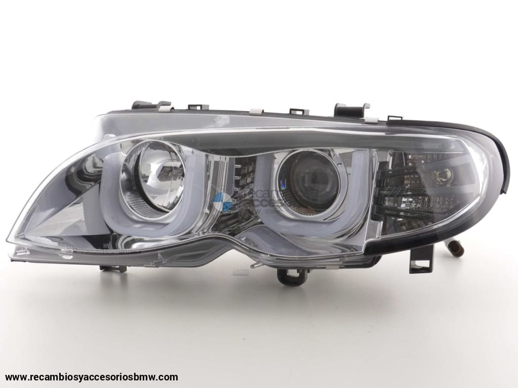 Faros Delanteros Angel Eyes Bmw 3Er E46 Limo / Touring 02-05 Cromado Lights > Headlights