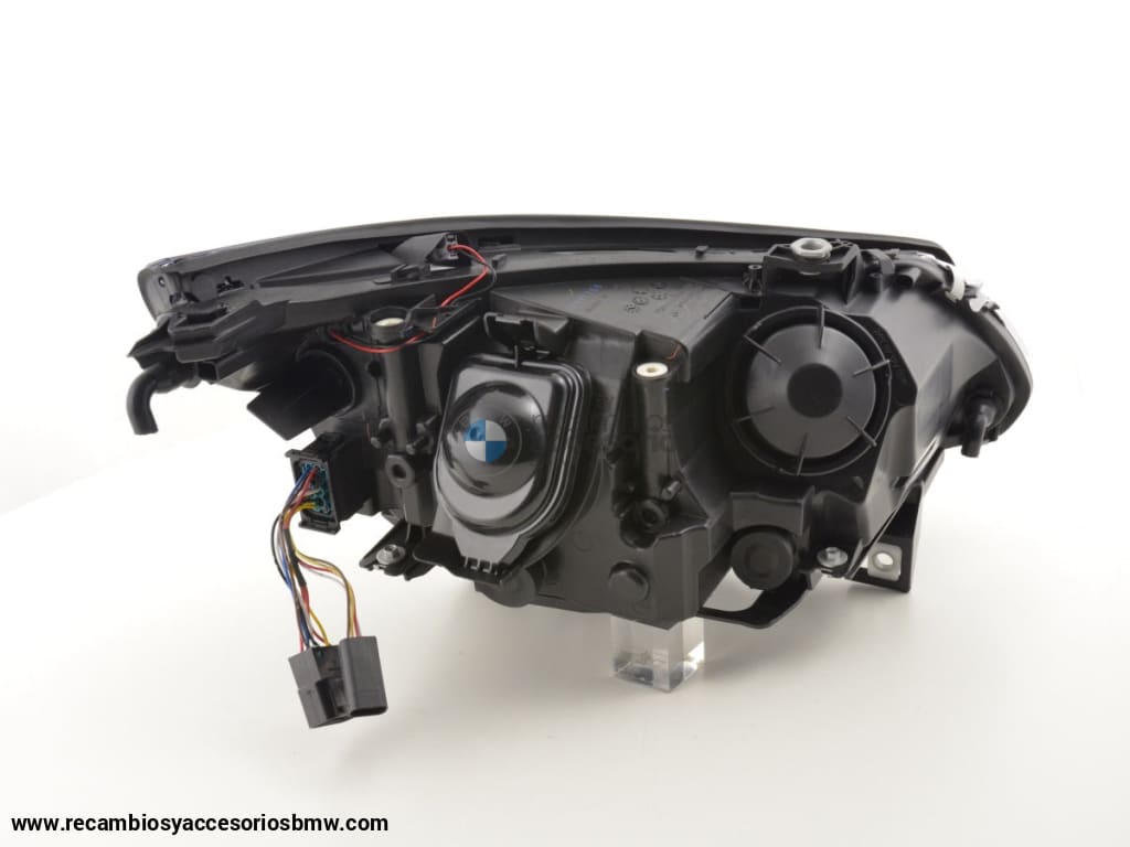 Faros Delanteros Con Ojos De Ángel Led Bmw Serie 5 E60 / E61 2003-2006 Negro Lights > Headlights