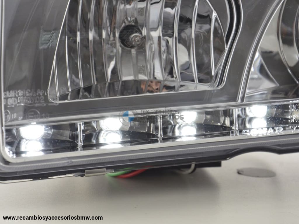 Faros De Luz Diurna Luces Conducción Led Bmw Serie 3 E36 Sedán 92-98 Cromo Lights > Headlights