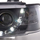 Faros De Luz Diurna Luces Conducción Led Bmw Serie 3 E36 Sedán 92-98 Negro Lights > Headlights