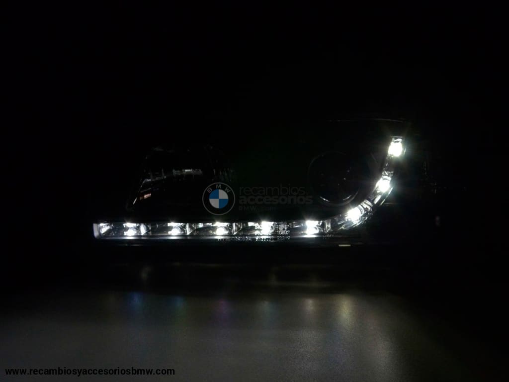 Faros De Luz Diurna Luces Conducción Led Bmw Serie 3 E36 Sedán 92-98 Negro Lights > Headlights