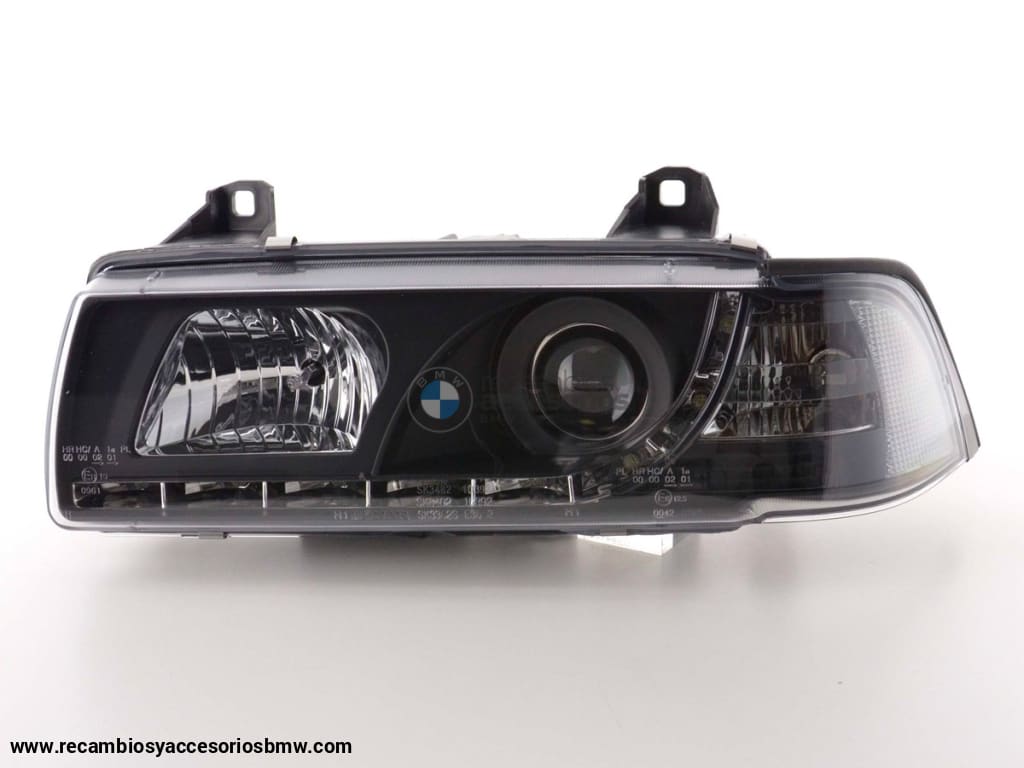 Faro De Luz Diurna Luces Conducción Led Bmw Serie 3 E36 Coupe 92-99 Negro Lights > Headlights