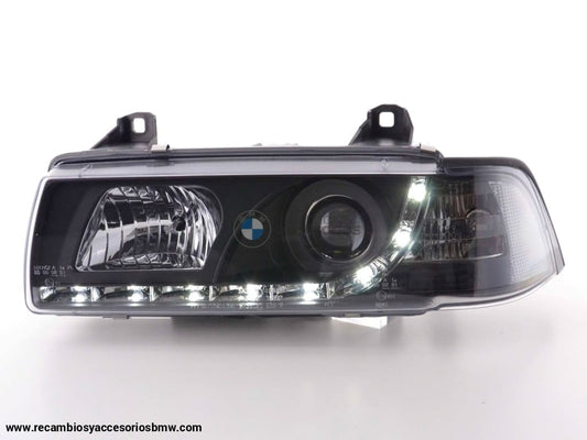 Faro De Luz Diurna Luces Conducción Led Bmw Serie 3 E36 Coupe 92-99 Negro Lights > Headlights