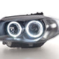 Faro Diurno Led Drl Look Bmw Serie 1 E81 / E87 04- Negro Lights > Headlights