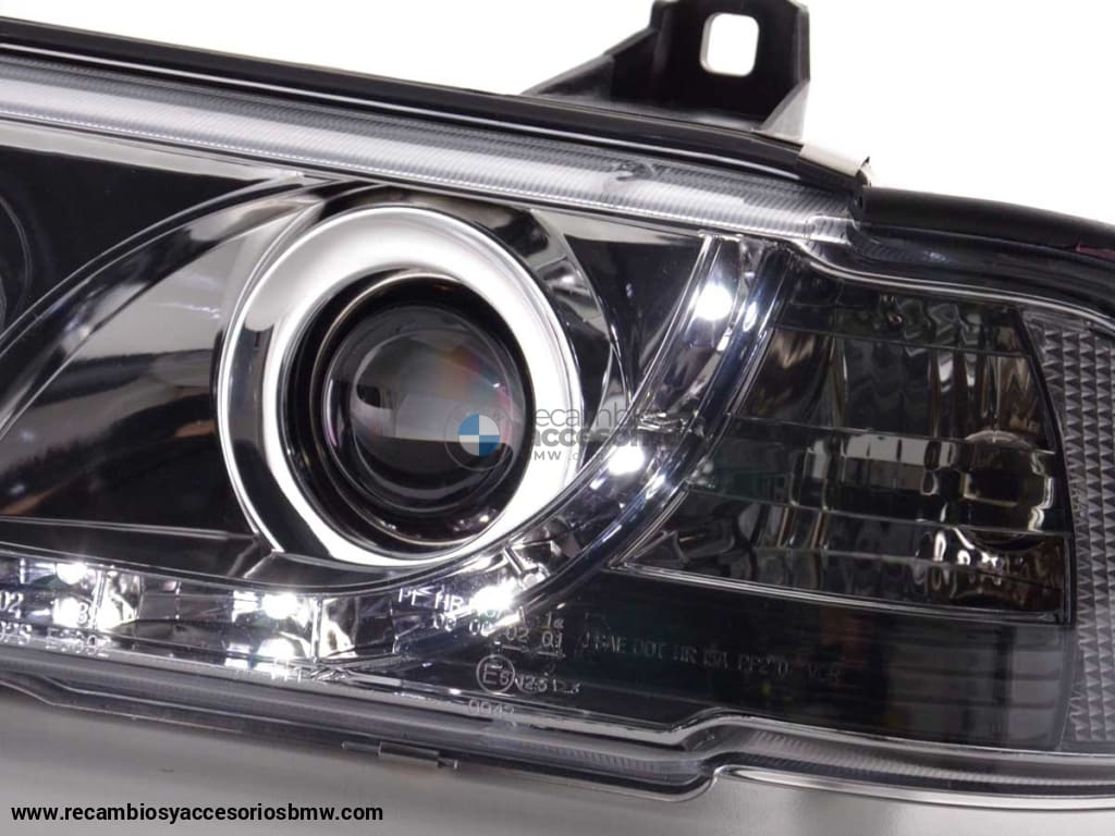 Faro De Luz Diurna Led Drl Look Bmw Serie 3 Coupé Cabrio Tipo E36 92-98 Cromado Lights > Headlights