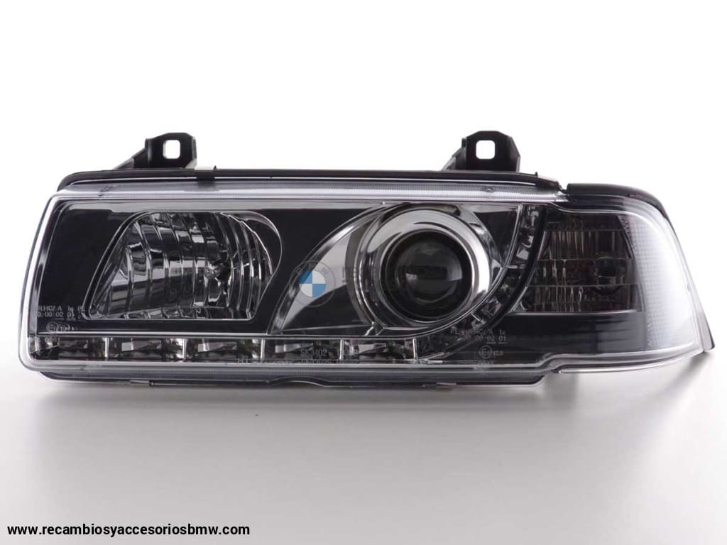 Faro De Luz Diurna Led Drl Look Bmw Serie 3 Coupé Cabrio Tipo E36 92-98 Cromado Lights > Headlights