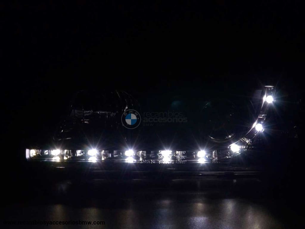 Faros Delanteros Con Luz Diurna Led Drl Look Bmw Serie 3 Coupé Cabrio Tipo E36 92-98 Negro Lights >