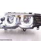 Faro De Luz Diurna Led Drl Look Bmw Serie 3 E46 Limo / Touring 02-05 Cromado Para Volante A La