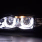 Faro De Luz Diurna Led Drl Look Bmw Serie 3 E46 Limo / Touring 02-05 Cromado Para Volante A La