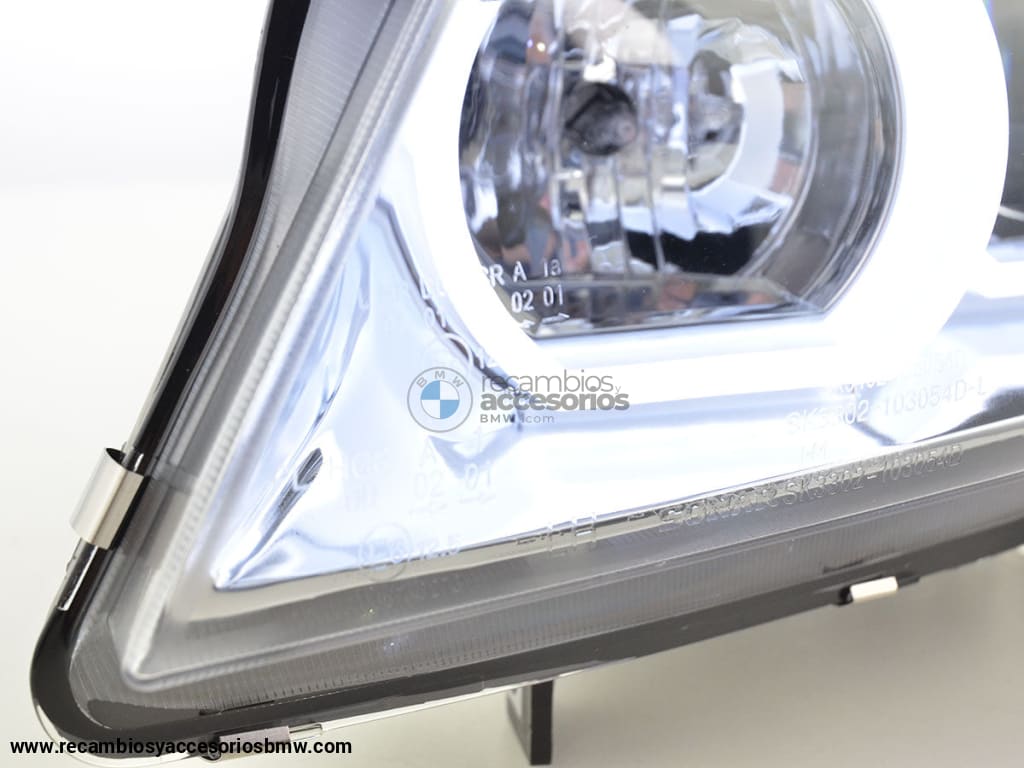 Faros Delanteros Led Drl Look Bmw Serie 3 E90 / E91 05-08 Cromado Lights > Headlights