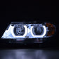 Faros Delanteros Led Drl Look Bmw Serie 3 E90 / E91 05-08 Cromado Lights > Headlights