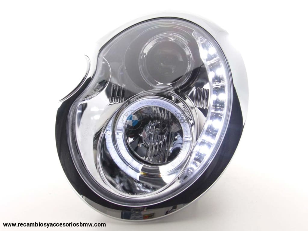 Faro De Luz Diurna Led Drl Look Mini Cooper Tipo R50 01-06 Cromo Lights > Headlights