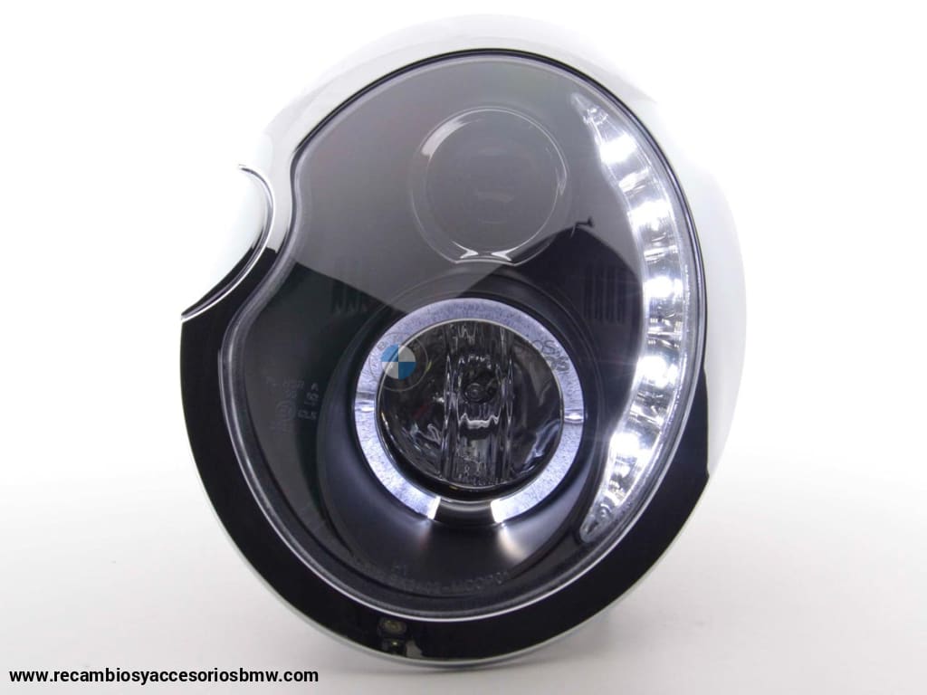 Faro De Luz Diurna Led Drl Look Mini Cooper Tipo R50 01-06 Negro Lights > Headlights