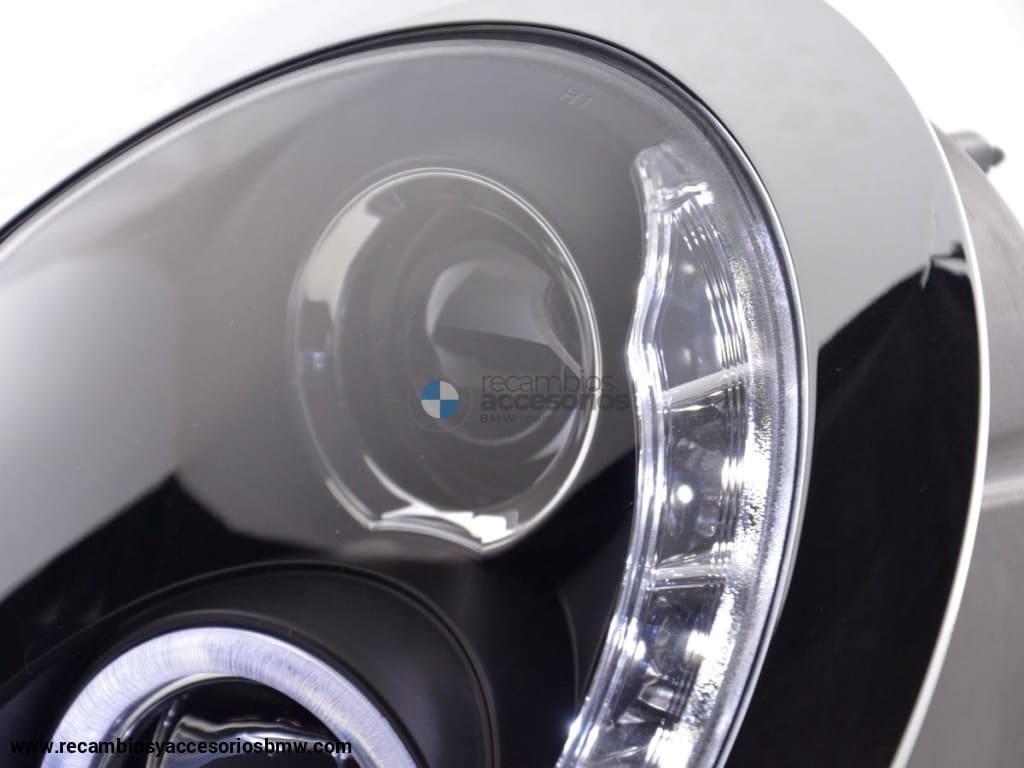 Faro De Luz Diurna Led Drl Look Mini Cooper Tipo R50 01-06 Negro Lights > Headlights