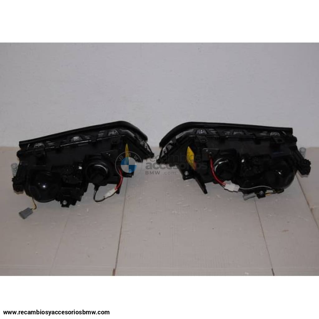 Faros Delanteros Ojos De Angel Bmw E46 ’02/’05 4P. Elect. Black Delanteros