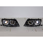 Faros Delanteros Ojos De Angel Bmw E46 ’02/’05 4P. Elect. Black Delanteros