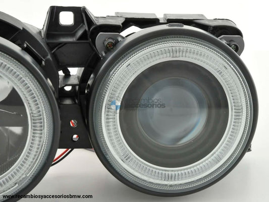 Juego De Faros Angel Eyes Bmw 3Er Tipo E30 2/4 Puertas. 87-91 Negro Lights > Headlights