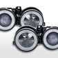 Juego De Faros Angel Eyes Bmw 3Er Tipo E30 2/4 Puertas. 87-91 Negro Lights > Headlights