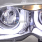 Juego De Faros Angel Eyes Bmw Serie 3 E46 Limo / Touring 02-05 Cromado Para Volante A La Derecha