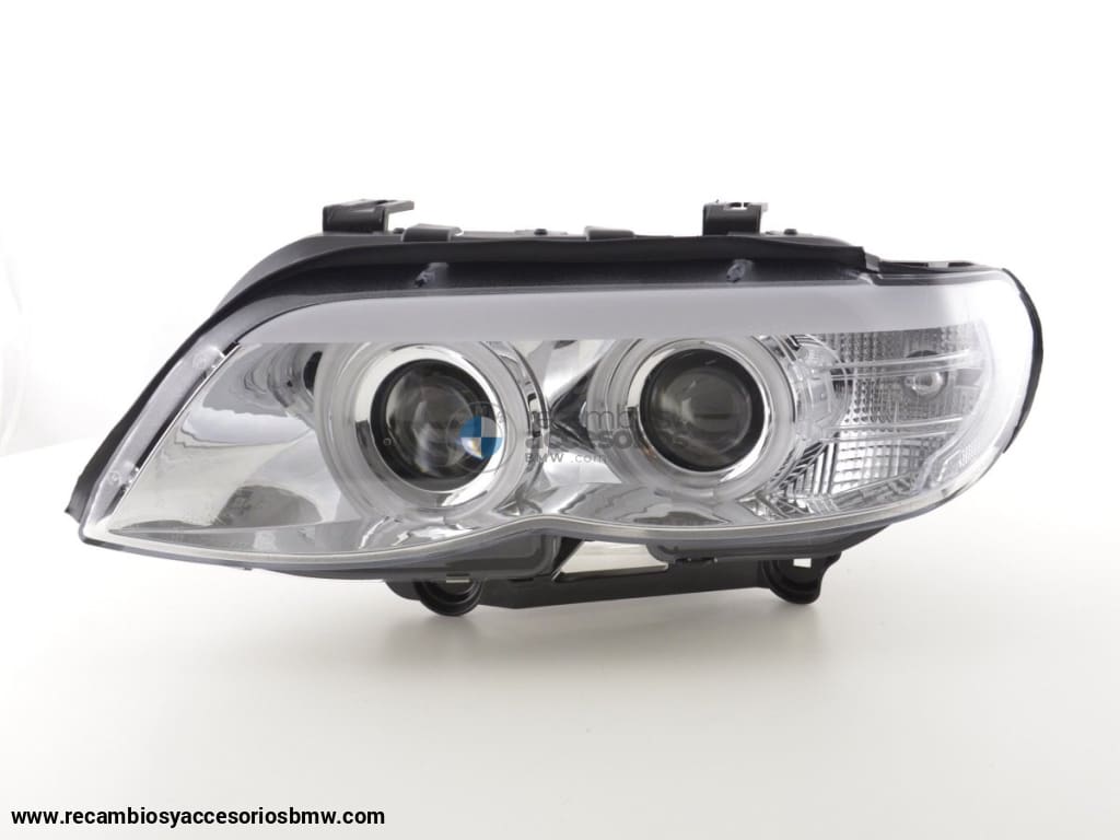 Juego De Faros Delanteros Xenon Daylight Ccfl Drl Look Bmw X5 E53 03-06 Cromado Lights > Headlights