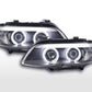 Juego De Faros Delanteros Xenon Daylight Ccfl Drl Look Bmw X5 E53 03-06 Negro Lights > Headlights