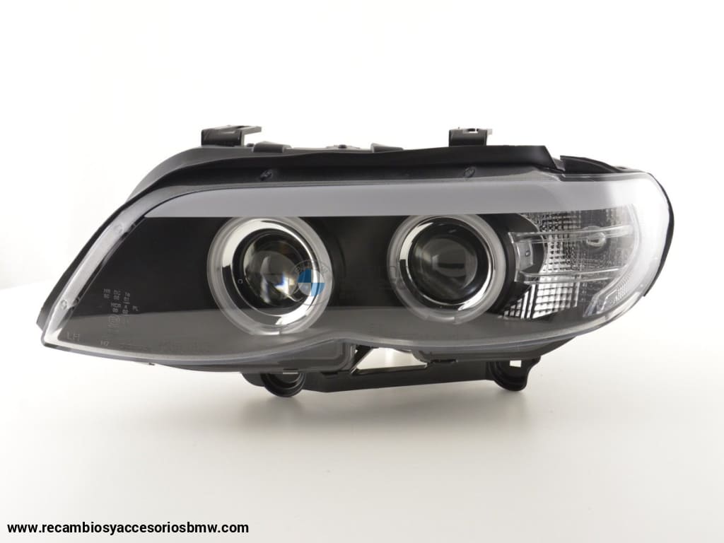 Juego De Faros Delanteros Xenon Daylight Ccfl Drl Look Bmw X5 E53 03-06 Negro Lights > Headlights