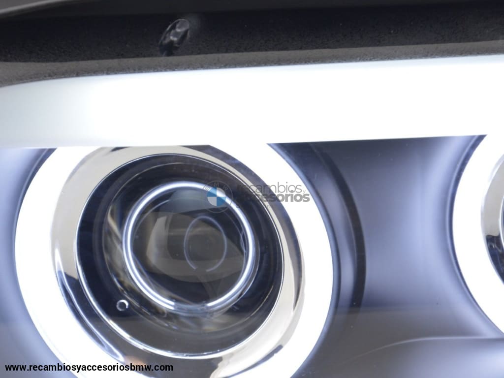 Juego De Faros Delanteros Xenon Daylight Ccfl Drl Look Bmw X5 E53 03-06 Negro Lights > Headlights